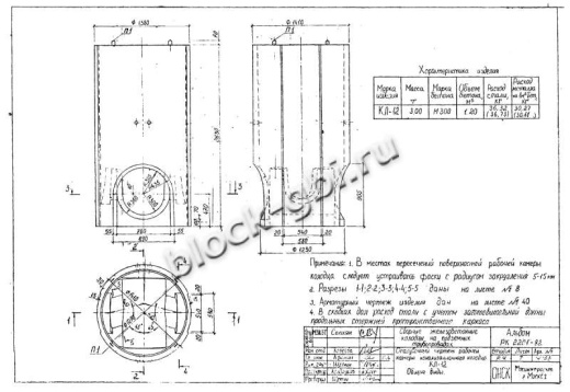 Колодец футерованный КЛ-12-фут