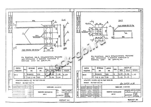 Диафрагма жесткости 2ДП 32.48