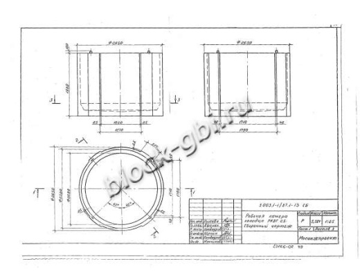 Рабочая камера колодца РКВГ25 Рабочая камера колодца РКВГ25