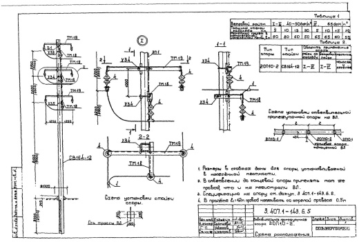Ответвительная промежуточная опора 2ОП10-2 Ответвительная промежуточная опора 2ОП10-2