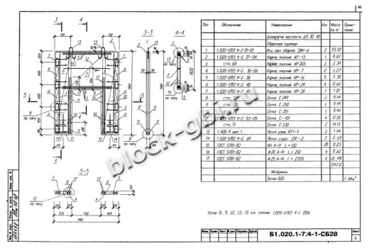 Диафрагма жесткости ДП 30.40