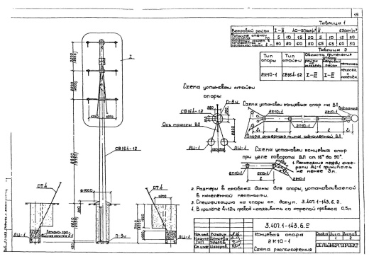 Концевая опора 2К10-1