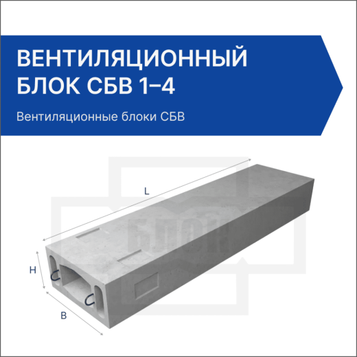 Вентиляционный блок СБВ 1–4 Вентиляционный блок СБВ 1–4