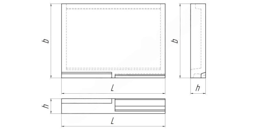 Лестничная площадка 2ЛП 25.15-4-к