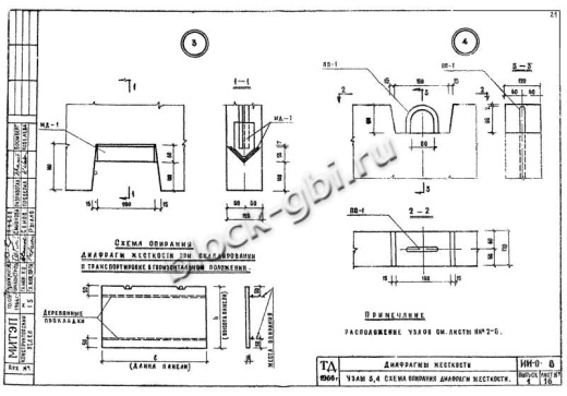 Диафрагма жесткости ВЦ-57-15