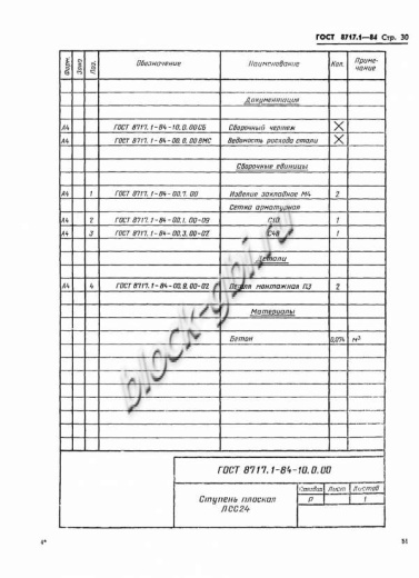 Лестничная ступень ЛСС 24-С-Ш Лестничная ступень ЛСС 24-С-Ш