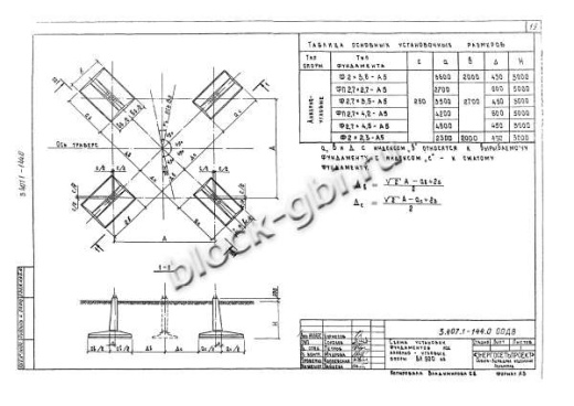 Фундамент ФП2.7х4.2-А5