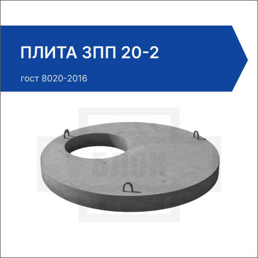 Плита 3ПП 20-2 Плита 3ПП 20-2