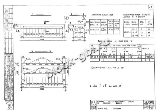 Нижний блок камеры тепловой НБК 5.5-2