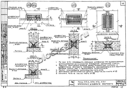 Диафрагма жесткости В-28-33п