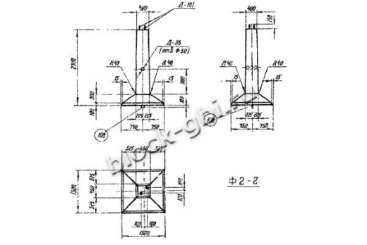 Фундамент Ф2-2 Фундамент Ф2-2