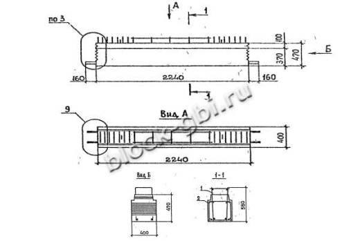 Ригель РП 6.2.23-3 С Ригель РП 6.2.23-3 С