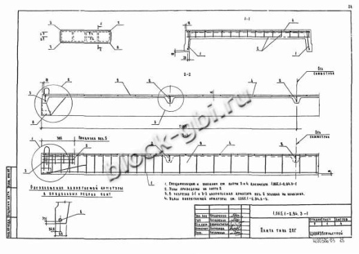 Плита 2ПГ 6-5 Плита 2ПГ 6-5