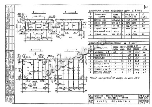 Камера тепловая футерованная ТК 5.5-7.0-2.0-фут