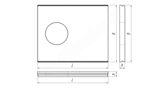 Плита перекрытия ВП 16-18