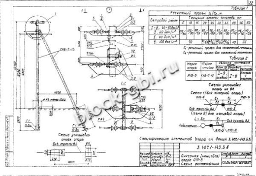 Анкерная опора А10-3 Анкерная опора А10-3