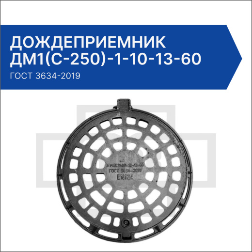 Дождеприемник ДМ1(С-250)-1-10-13-60