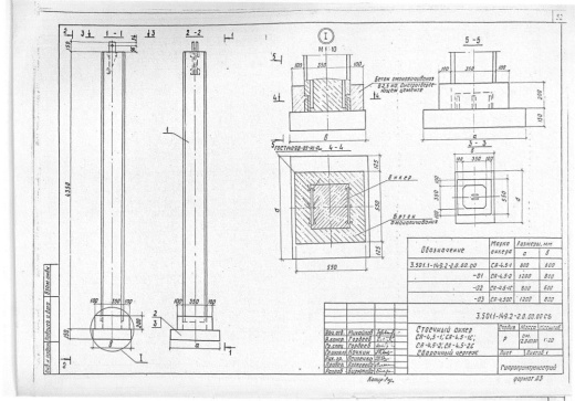 Стойка анкера СА-4,5-2 Стойка анкера СА-4,5-2