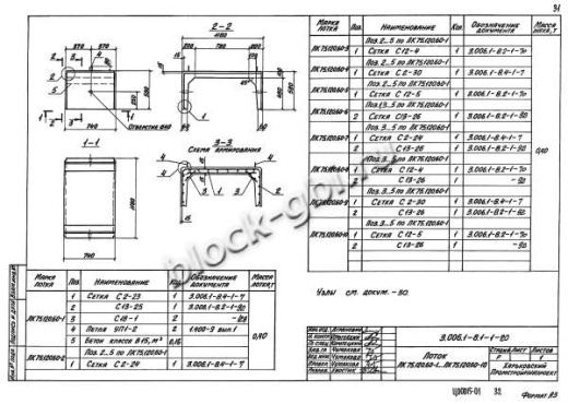 Лоток ЛК 75.120.60-5